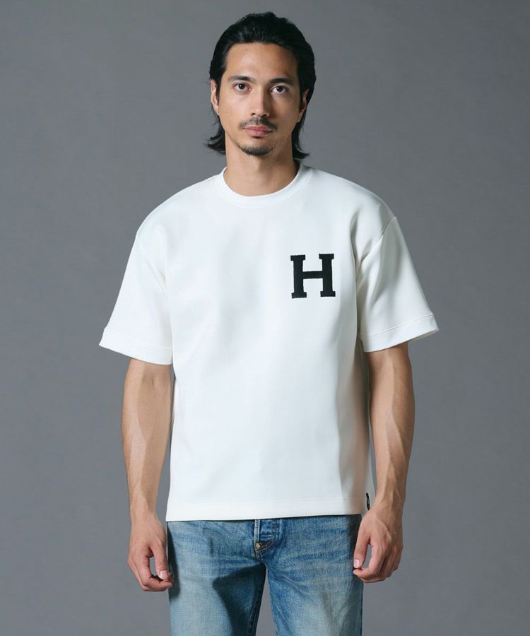 D/him H刺繍スキューバニットTシャツ TOPS Night STORE | ダブル