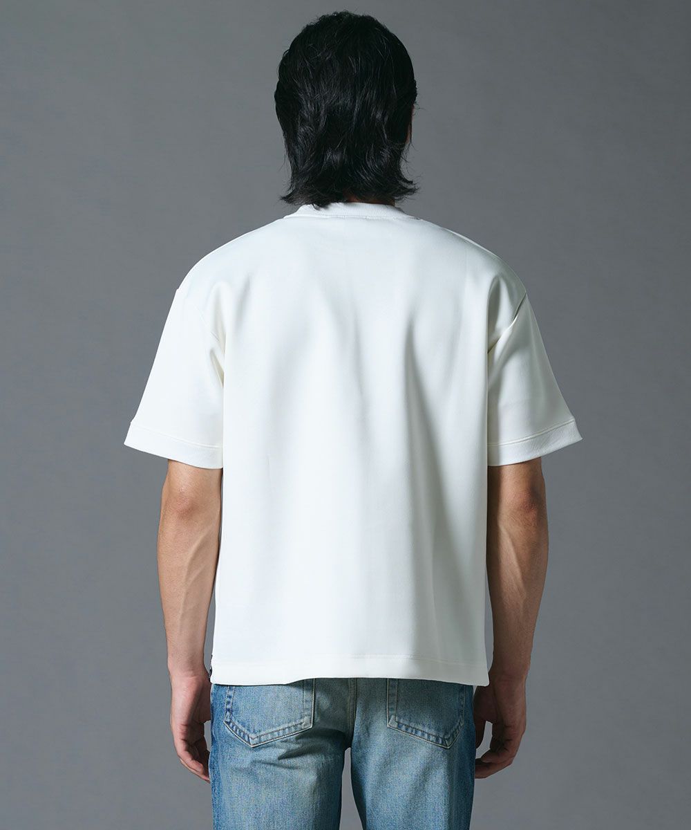 D/him H刺繍スキューバニットTシャツ TOPS Night STORE | ダブル