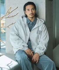 Men's】Champion×DSC Zip Hooded Sweat Shirt TOPS Night STORE
