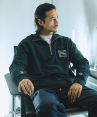 BLACK FRIDAY対象】【Men's】Champion×DSC Reverse Weave Half Zip
