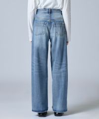 ダブルスタンダードクロージング×AKKO スリットヘムバギーパンツ デニム DOUBLE STANDARD CLOTHING（ダブルスタンダードクロージング）の「AKKO