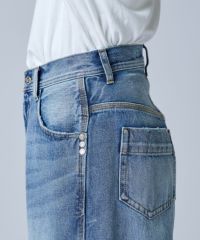 AKKO×Sov. / スリットヘムバギーパンツ(WEB限定) BOTTOMS Night STORE