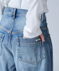 AKKO×Sov. / スリットヘムバギーパンツ BOTTOMS Night STORE | ダブル