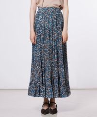 新品　ダブルスタンダード　オリジナルシフォンフラワースカート　36　花柄 NEW ARRIVAL DSC オリジナルシフォンフラワースカート | select