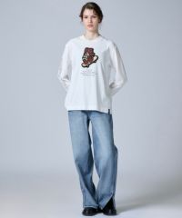 DSC / スケボーベアワッペンロングTシャツ(WEB限定) TOPS Night