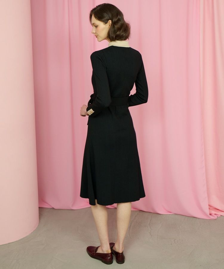 CORCOVADO / SNOWY リブニットバイカラードレス CORCOVADO Night STORE