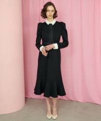 CORCOVADO DSC ダブスタ チュール プリーツ ワンピース 黒 DOUBLE STANDARD CLOTHING - 値下げ‼️CORCOVADO DSC ダブスタ