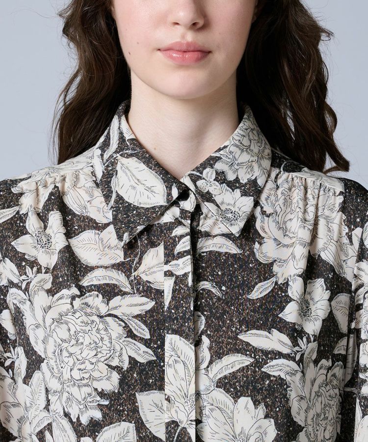 CORCOVADO トリコットジャージシャツドレス　36サイズ CORCOVADO / トリコットジャージ シャツドレス CORCOVADO Night STORE