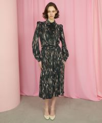 CORCOVADO / トリコットジャージ プリーツフリルドレス CORCOVADO