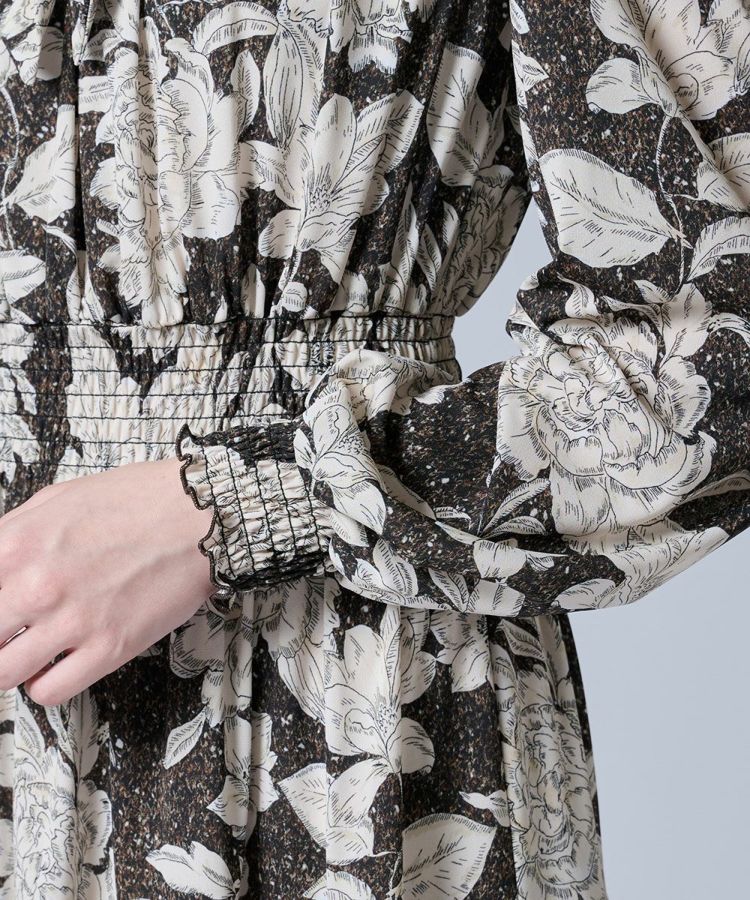 CORCOVADO / トリコットジャージ ボウタイドレス CORCOVADO Night