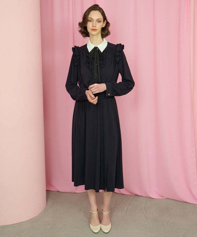 CORCOVADO / マイルドドライスムス プリーツフリルドレス CORCOVADO