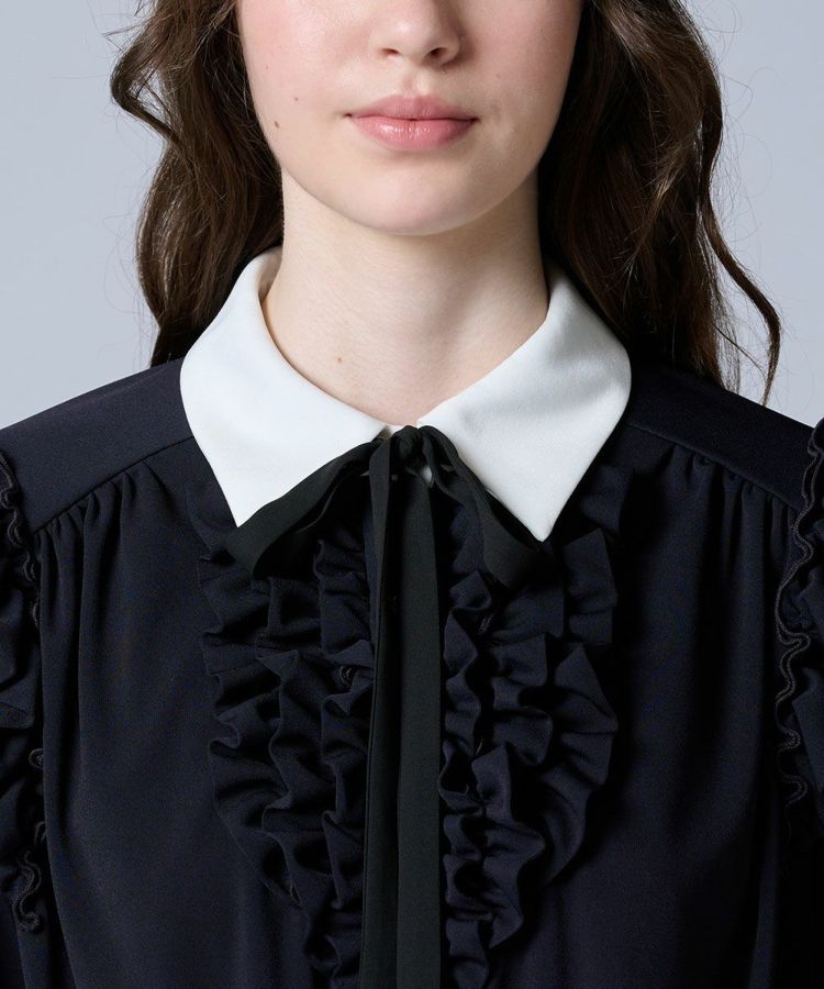 CORCOVADO / マイルドドライスムス プリーツフリルドレス CORCOVADO