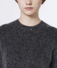 Sov. / フリルチュールペプラムニット(SALE) TOPS Night STORE