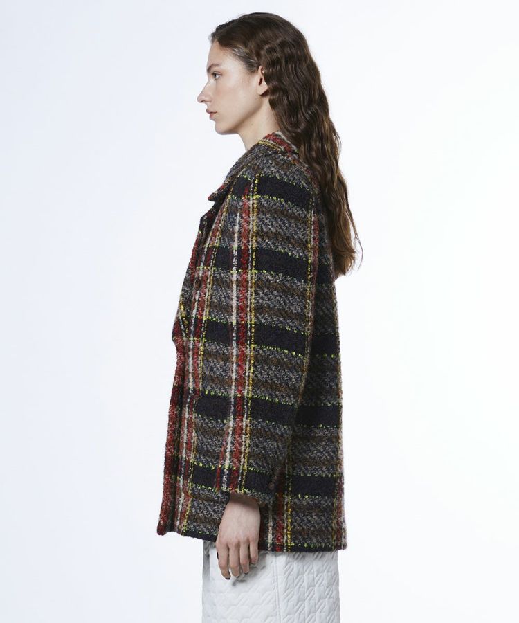 DSC / ツィードチェックジャケット OUTERS Night STORE | ダブル