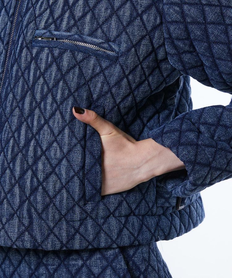 DSC / キルティングデニムジャケット OUTERS Night STORE | ダブル