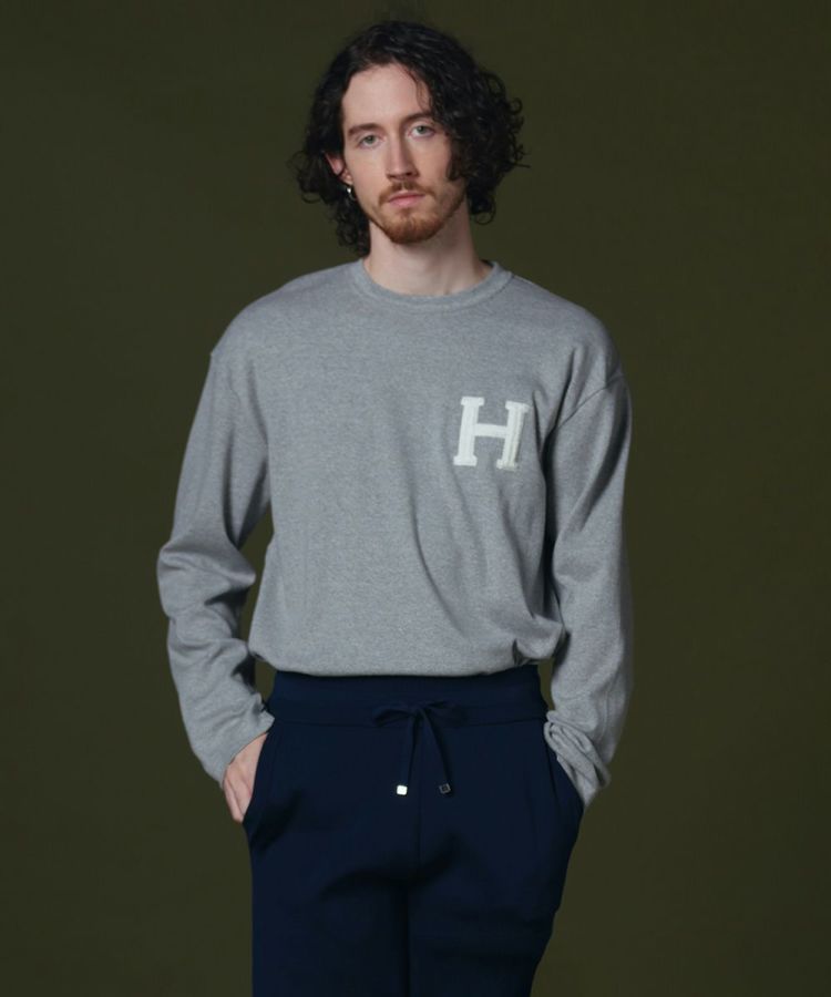 D/him H刺繍フライスロンT TOPS Night STORE | ダブルスタンダード