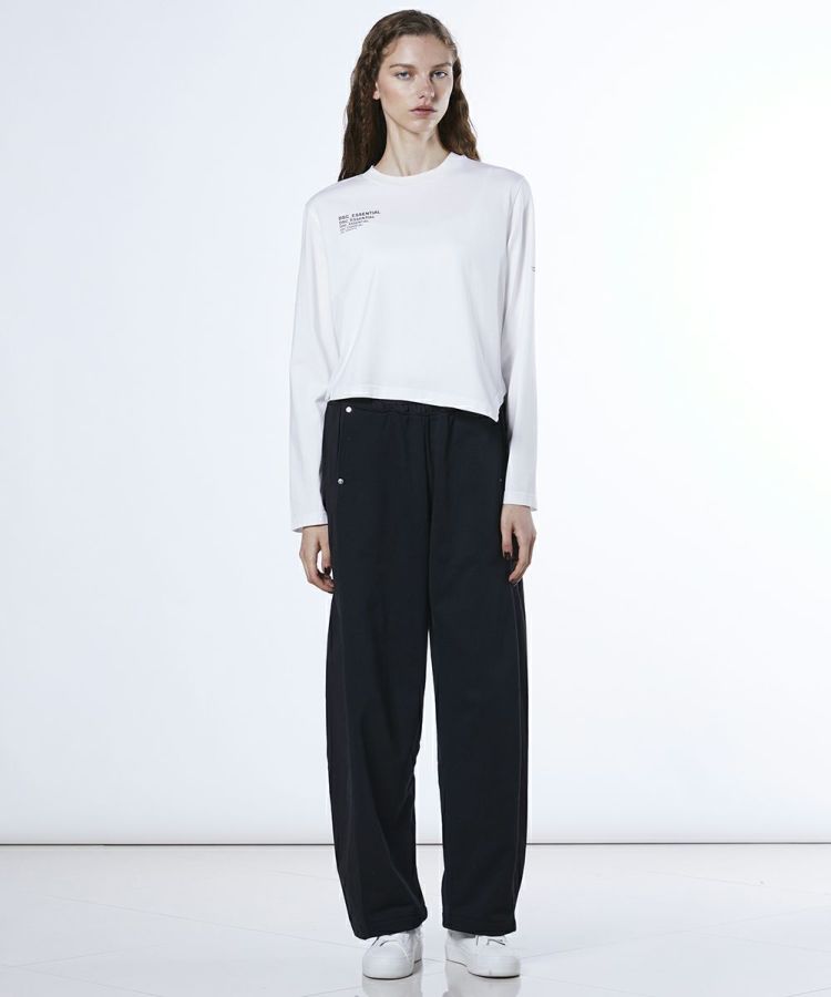 ESSENTIAL / 天竺アシンメトリーロンT TOPS Night STORE | ダブル