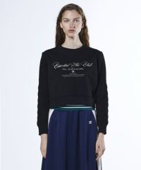 ESSENTIAL / 裏毛ドッキング ケーブルニット TOPS Night STORE