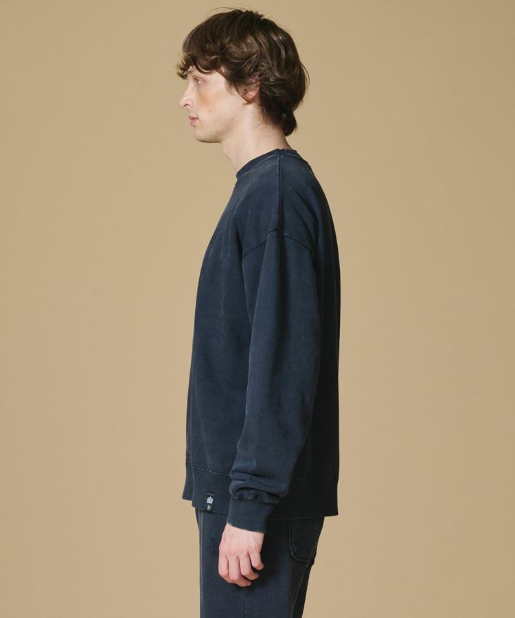 D/him H刺繍 インディゴ染スウェット TOPS Night STORE | ダブル