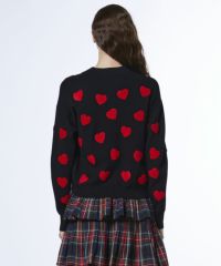 DOUBLE STANDARD CLOTHING シャギー ハート プルオーバー DOUBLE STANDARD CLOTHING シャギー ハート プルオーバー DOUBLE