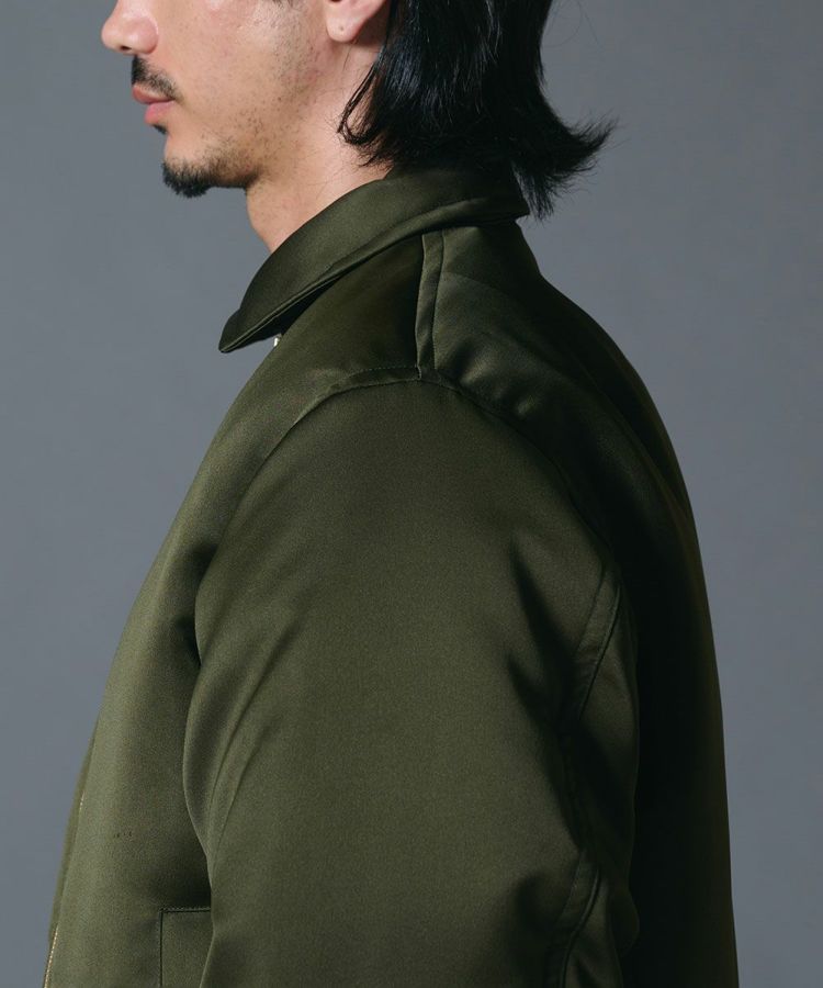 BLACK FRIDAY対象】D/him 二重織サテンブルゾン OUTERS Night STORE