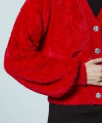 Sov. / シャギーモールカーディガン(SALE) TOPS Night STORE | ダブル