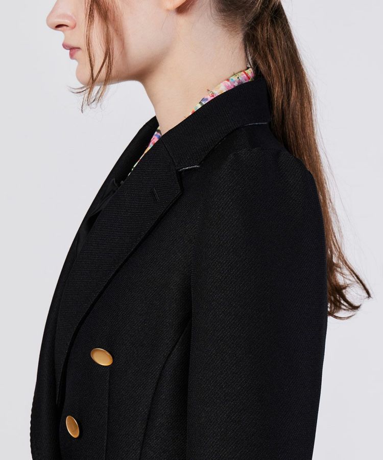 c*5様 新品タグ付☆Sov.ソブ☆今季☆黒☆パワーショルダージャケット Sov. / パワーショルダージャケット OUTERS Night STORE | ダブル