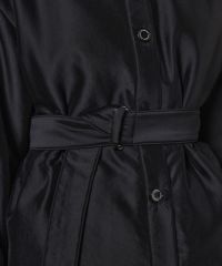 Sov. / シルクライク ベルトジャケット OUTERS Night STORE | ダブル Sov. / シルクライク ベルトジャケット OUTERS Night STORE | ダブル