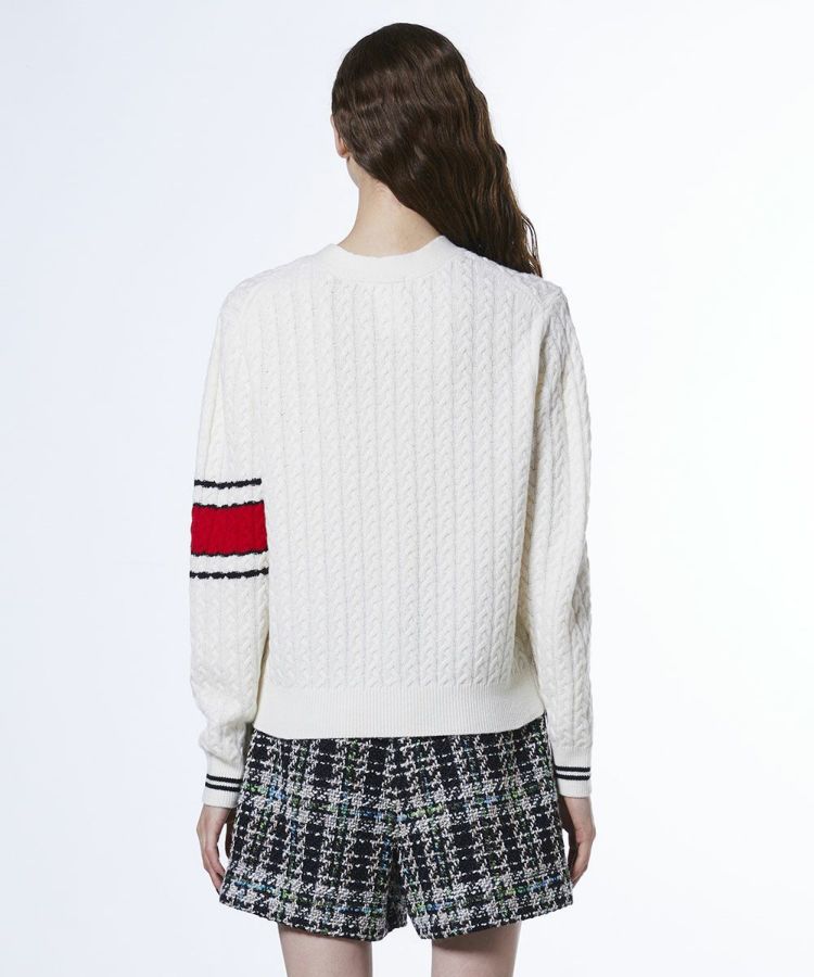 DSC / Dロゴ メリノウールニットカーディガン TOPS Night STORE