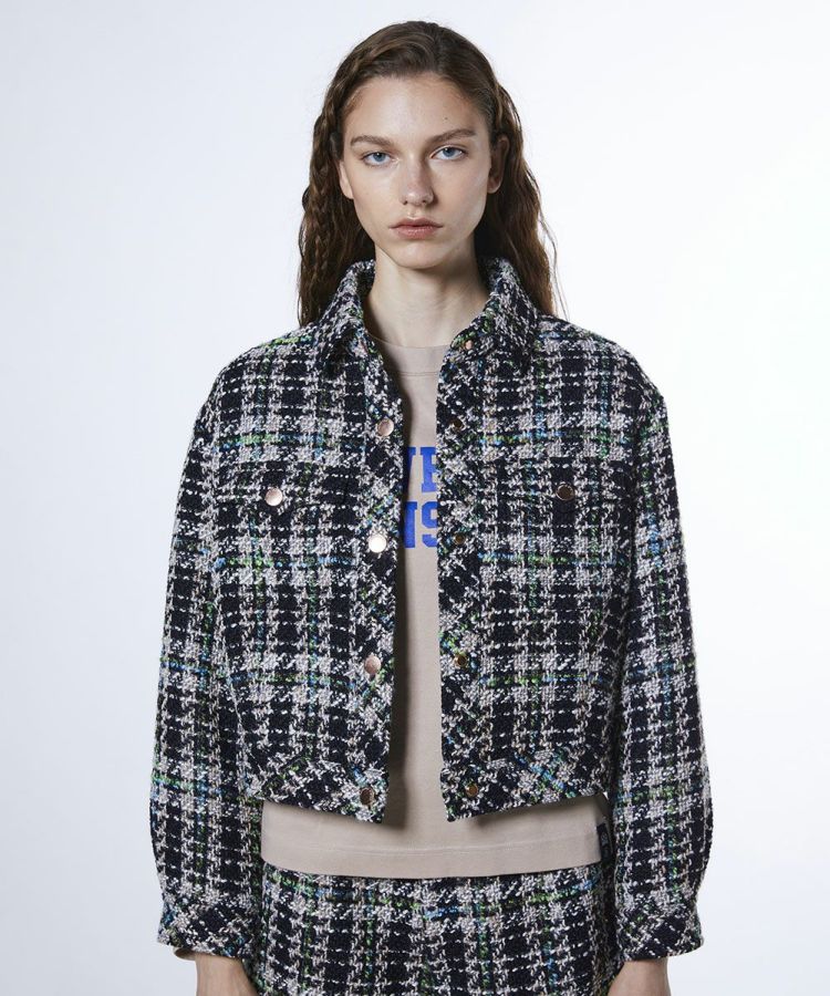 DSC / MIXツイードジャケット OUTERS Night STORE | ダブル