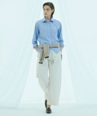 DSC / ハート刺繍 ストライプシャツ TOPS Night STORE | ダブル