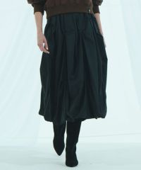 ナゴンスタンス　6/4クロス タックバルーンスカート　38 ベージュ ナゴンスタンス 6/4クロス タックバルーンスカート 38 ベージュ