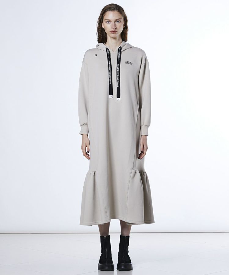 ESSENTIAL / ダンボール フリルマキシワンピース DRESS Night STORE