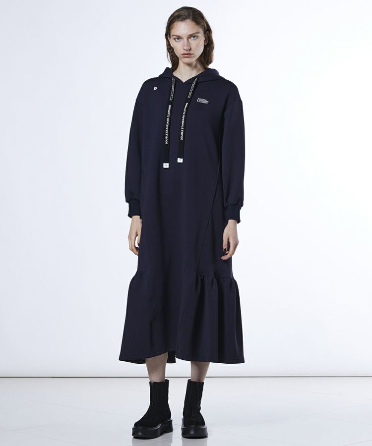 ESSENTIAL / ダンボール フリルマキシワンピース DRESS Night STORE