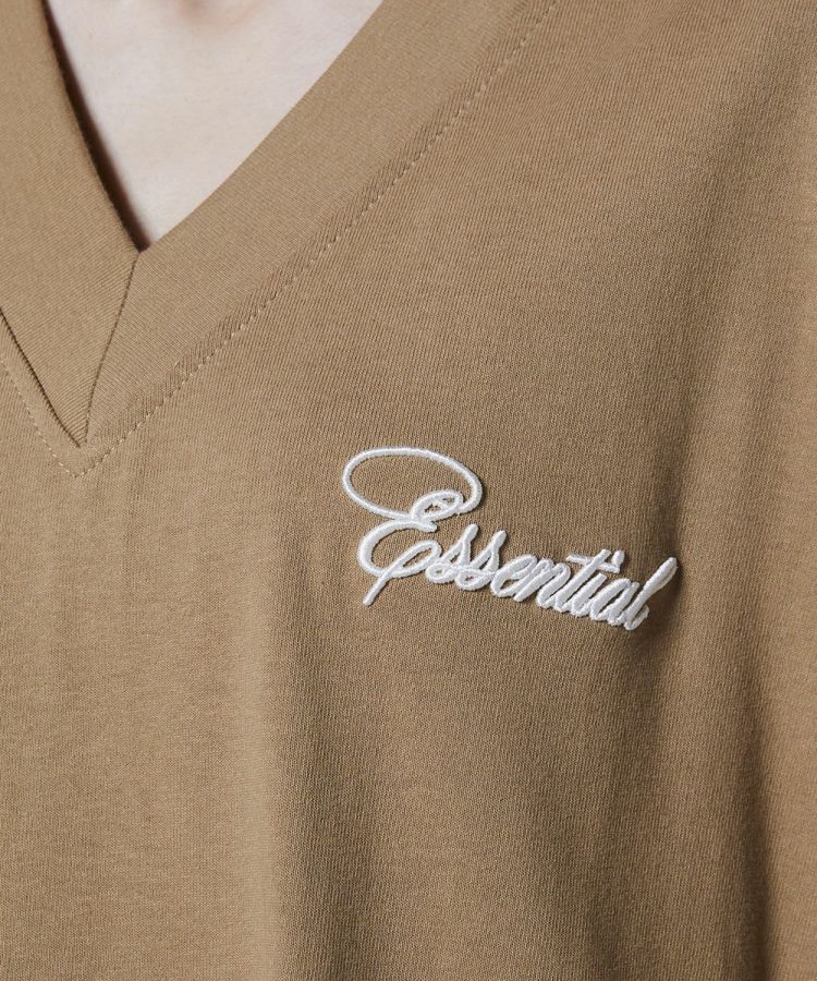 ESSENTIAL / コットン天竺 ギャザーワンピース DRESS Night STORE