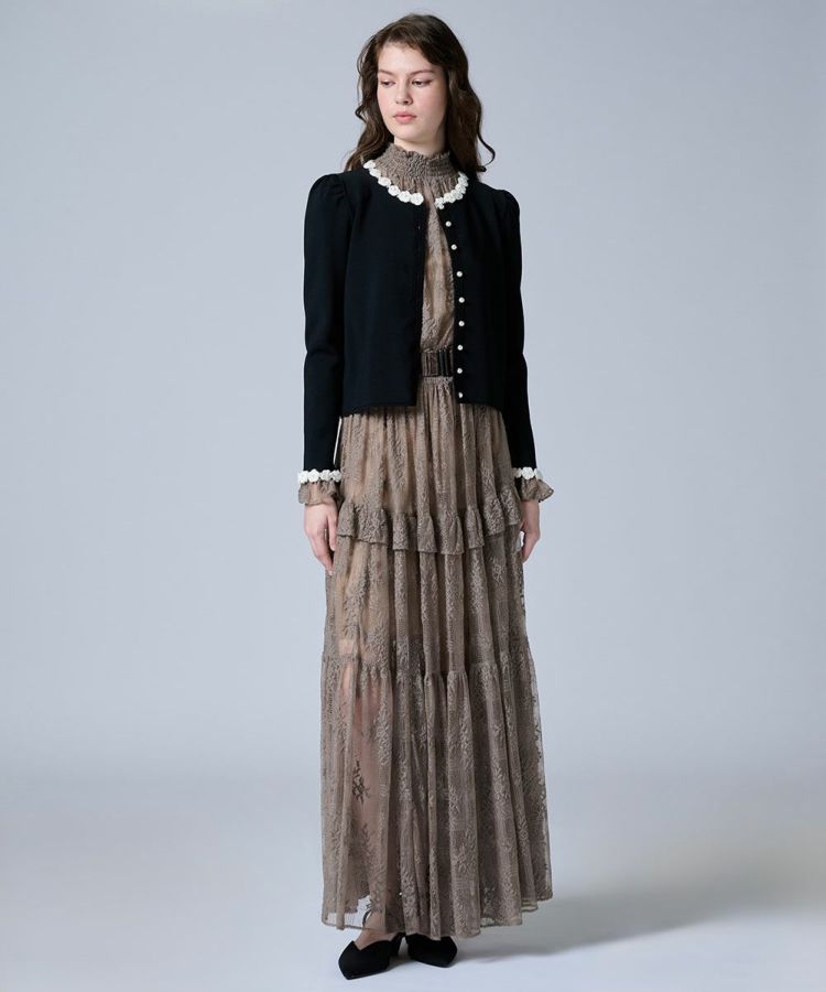 CORCOVADO / フラワーエッジ ニットカーディガン CORCOVADO Night