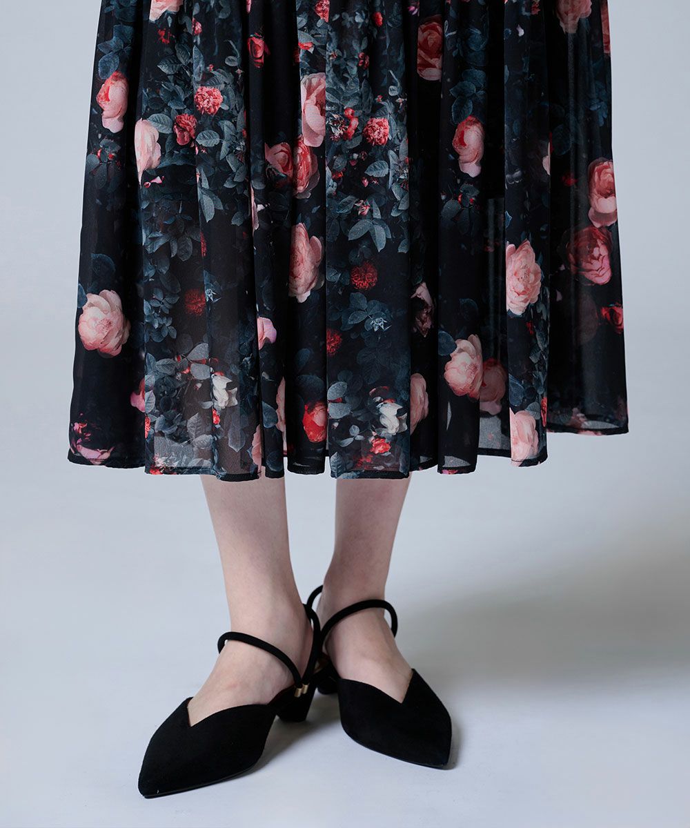 CORCOVADO / シフォンフラワードレス CORCOVADO Night STORE | ダブル