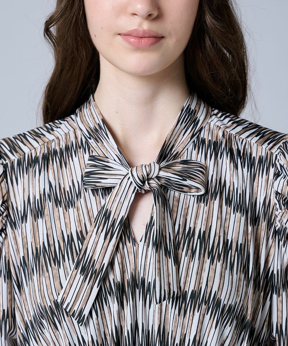 CORCOVADO / トリコットジャージ ボウタイドレス CORCOVADO Night