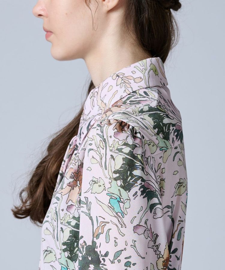 CORCOVADO トリコットジャージシャツドレス　36サイズ CORCOVADO / トリコットジャージ シャツドレス CORCOVADO Night STORE