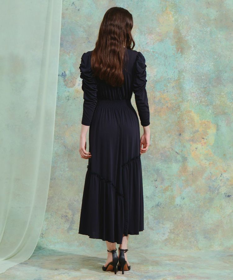 CORCOVADO / トリアセ バイカラーボウタイドレス CORCOVADO Night