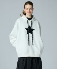 DSC / スター刺繍 フードパーカー(WEB限定) TOPS Night STORE | ダブル