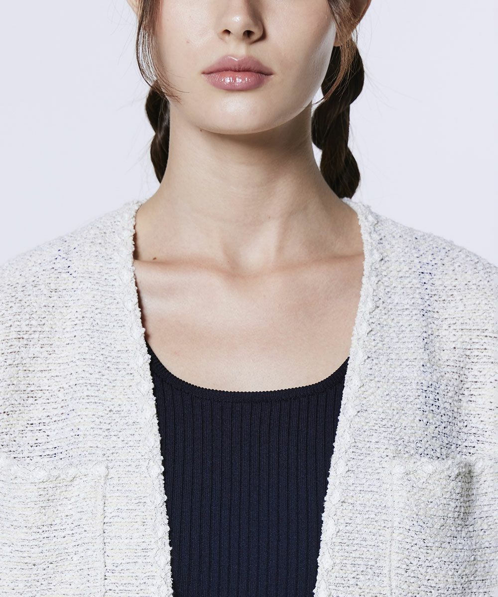 Sov. / メッシュ ノーカラージャケット OUTERS Night STORE | ダブル