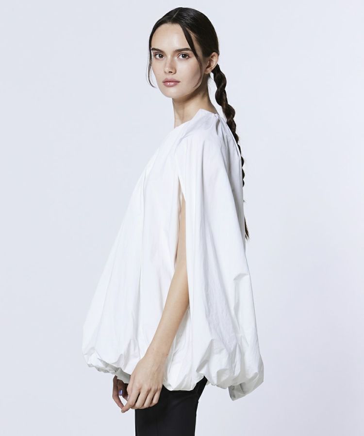 Sov. / タフタ ポンチョブラウス TOPS Night STORE | ダブル