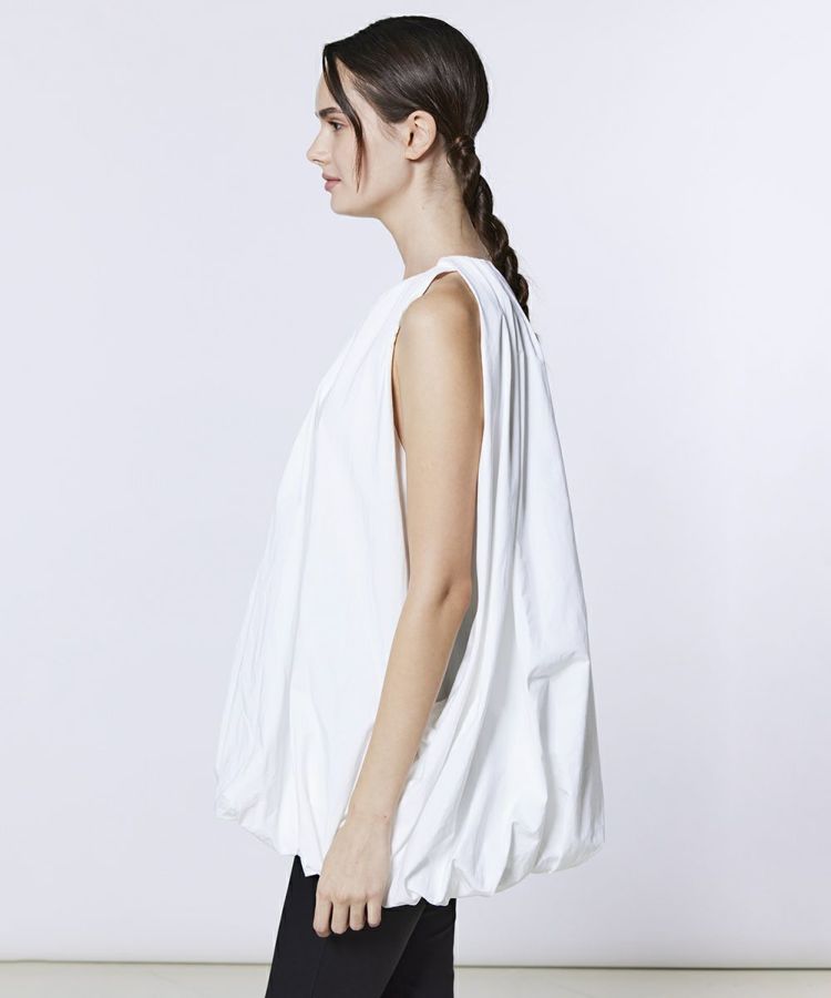 Sov. / タフタ ポンチョブラウス TOPS Night STORE | ダブル