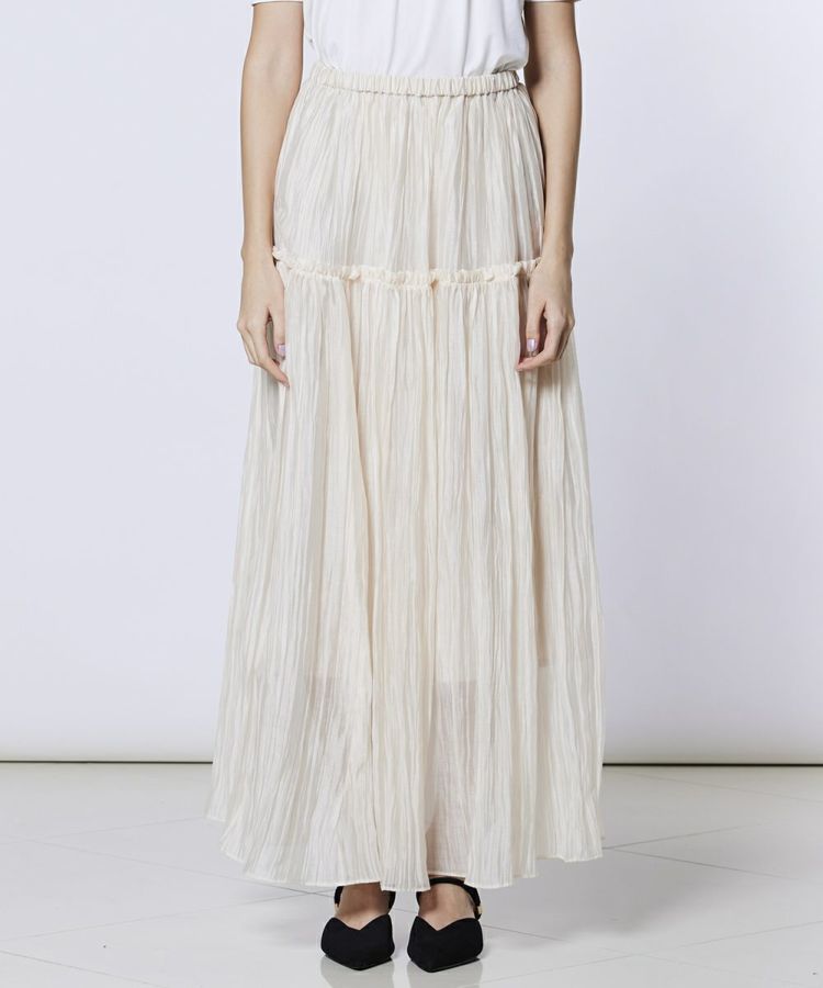 Sov. / シアー ティアードスカート(予約) BOTTOMS Night STORE