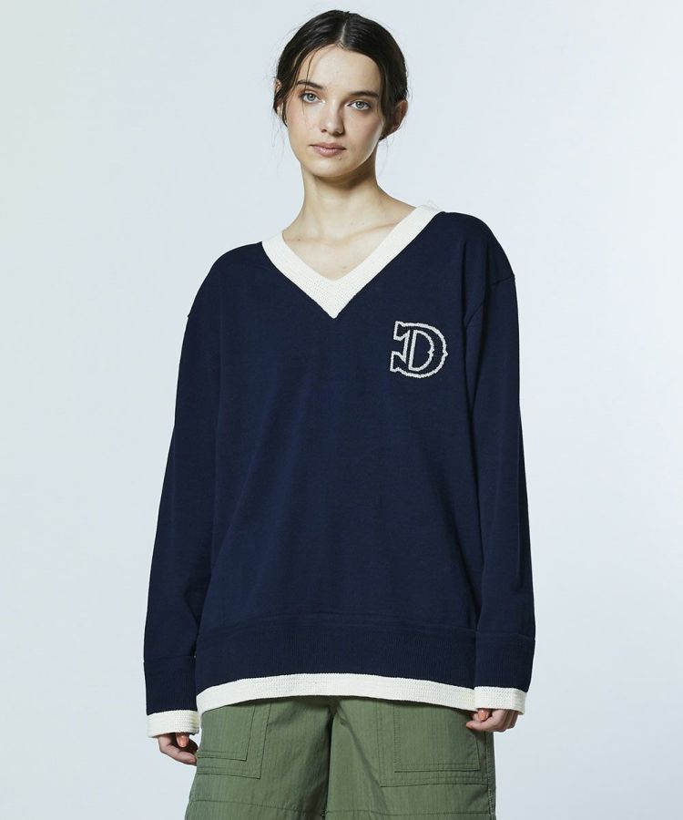 DSC / Dロゴ クロシェVニット TOPS Night STORE | ダブルスタンダード