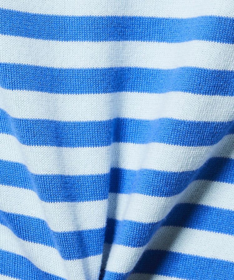 DSC / Dロゴロープ刺繍 ボーダー天竺ニット(予約) TOPS Night STORE