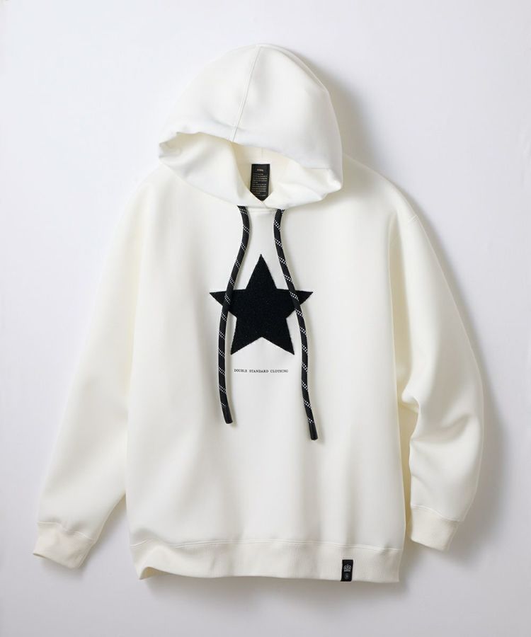 D/him スター刺繍 ダンボールニットパーカー（WEB限定） TOPS Night