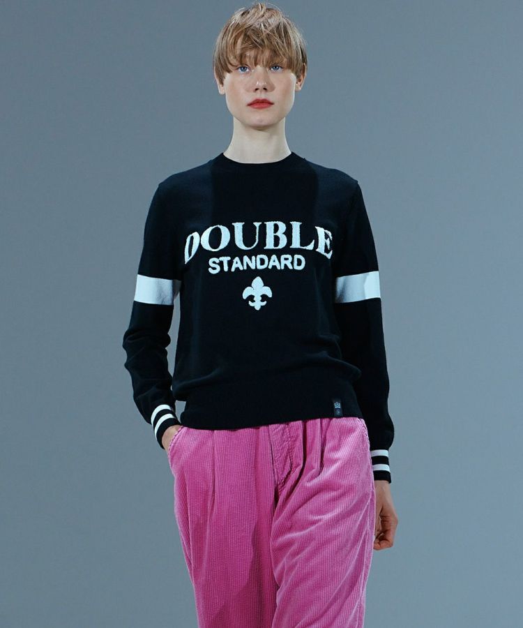 DSC / SNOWY ロゴ刺繍ニット TOPS Night STORE | ダブルスタンダード