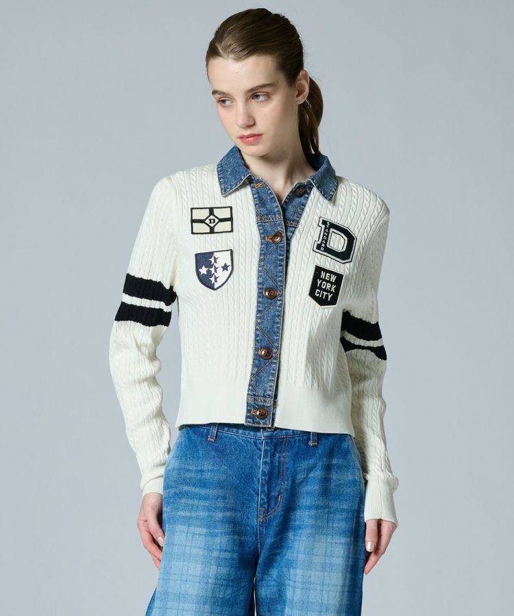 DSC / ドッキングデニムニット TOPS Night STORE | ダブルスタンダード